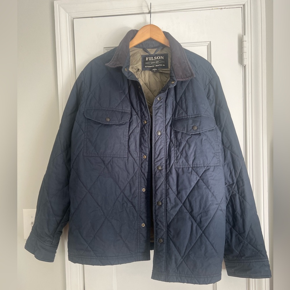 Filson Quilted Jacket - Navy Blue - Men’s XL